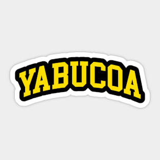 Yabucoa Sticker